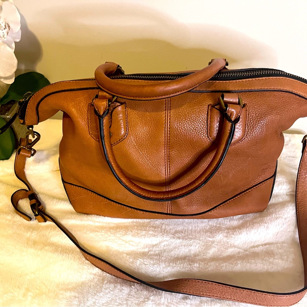 Madwell Camel satchel